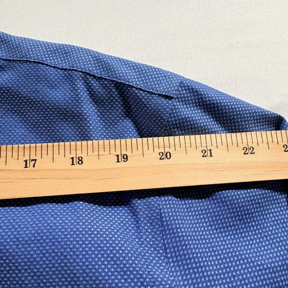 Banana Republic Button Down Shirt Mens XXL Blue Non-Iron Standard Fit Cotton
